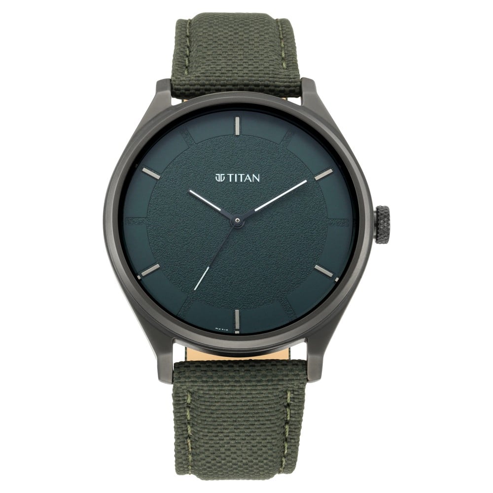 Titan 1802NL02 Men's Analog Leather Strap Watch | Original Titan Watch Bangladesh | Style Merchandise